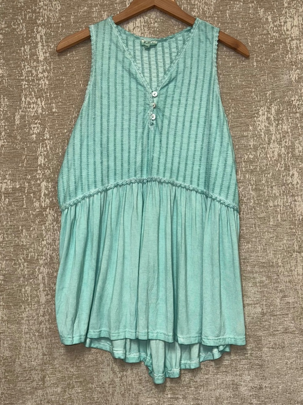 POL Teal Tank Top